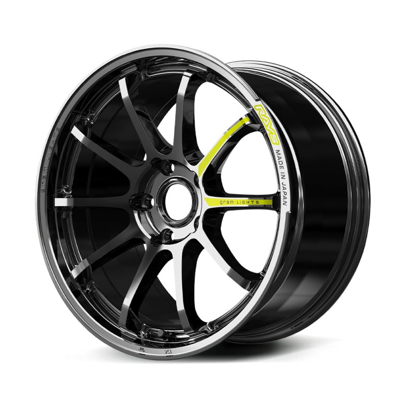 Gram Lights 57NR Limited Edition 19X8.5 +38 5-120 Rays Black Metal Coat (RB)
