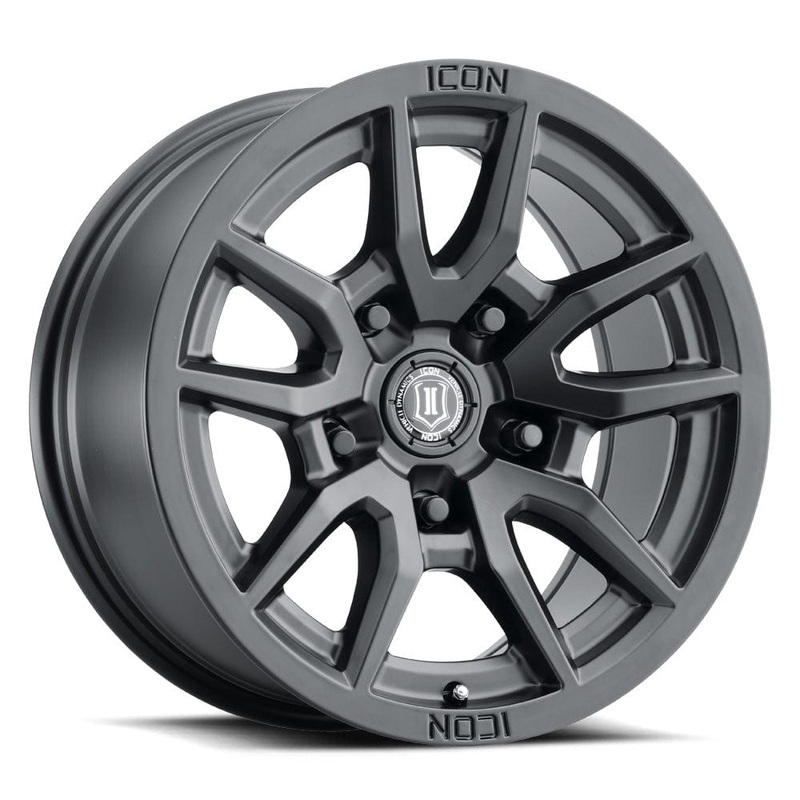 ICON Alloys Vector 5 17″ 5×150 Satin Black