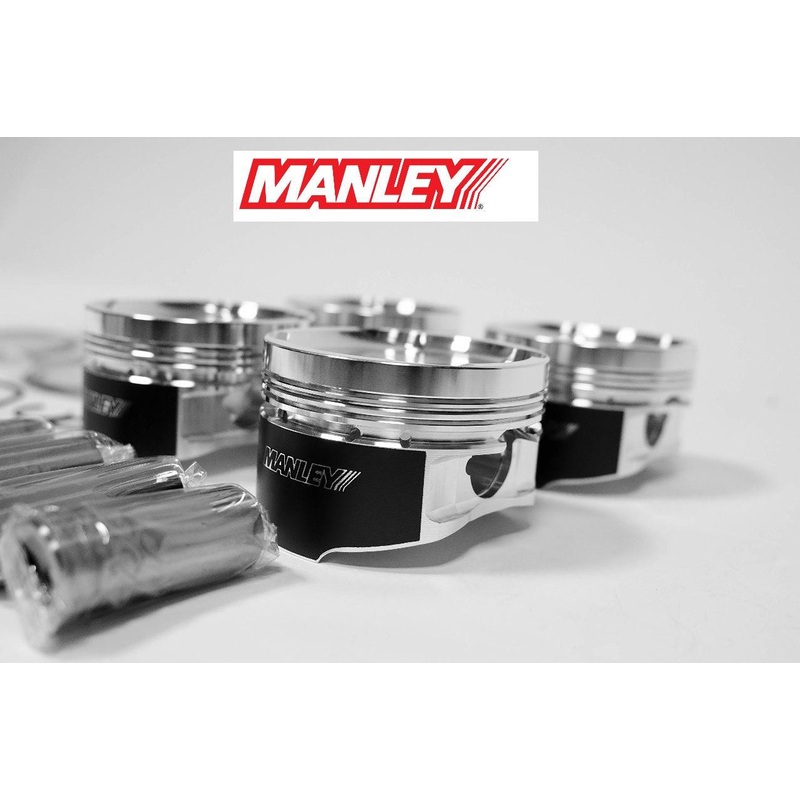 Manley Turbo Tuff Forged Pistons Evo 4-9 4G63T 7-Bolt 85.5mm +0.5mm -2.5 cc 10.5:1