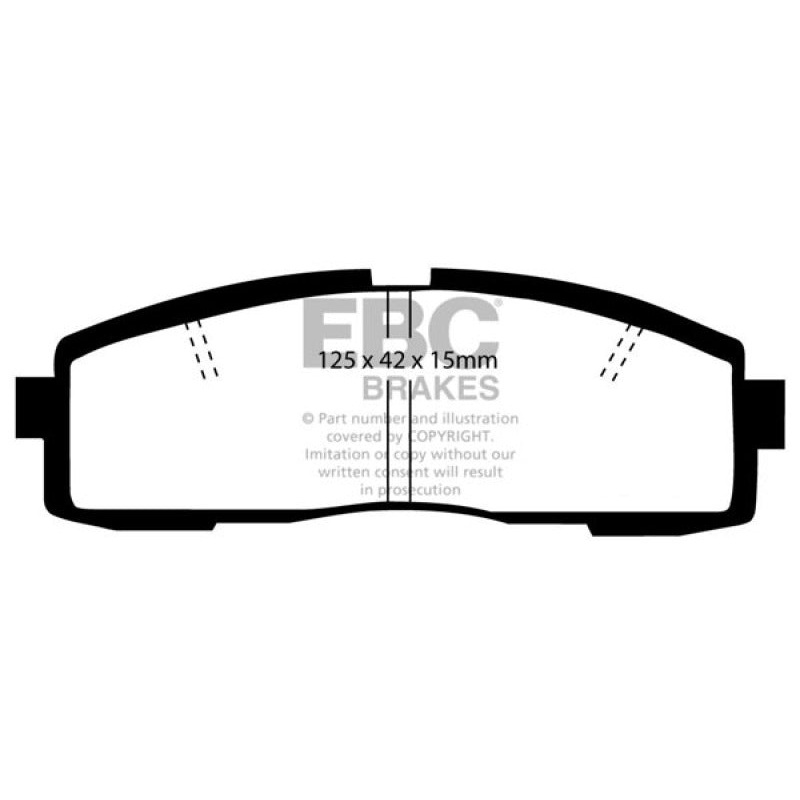 EBC 86-92 Toyota Supra 2.8 Yellowstuff Rear Brake Pads