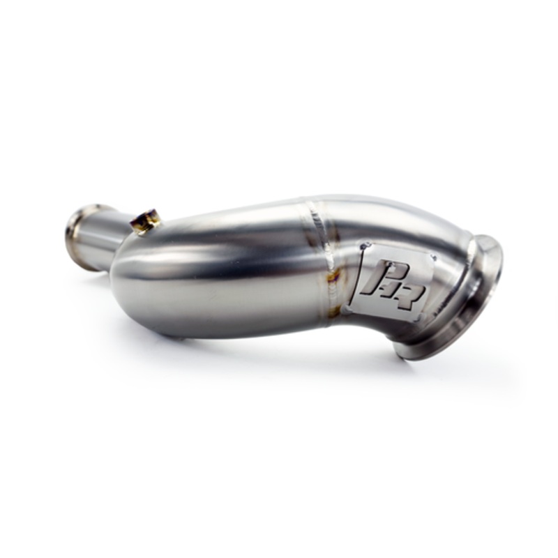 PHR 3.0″ Titanium DownpipeFor Precision T4 V-band Inlet/Outlet (S and H Cover) TurbosMandrel Bent
