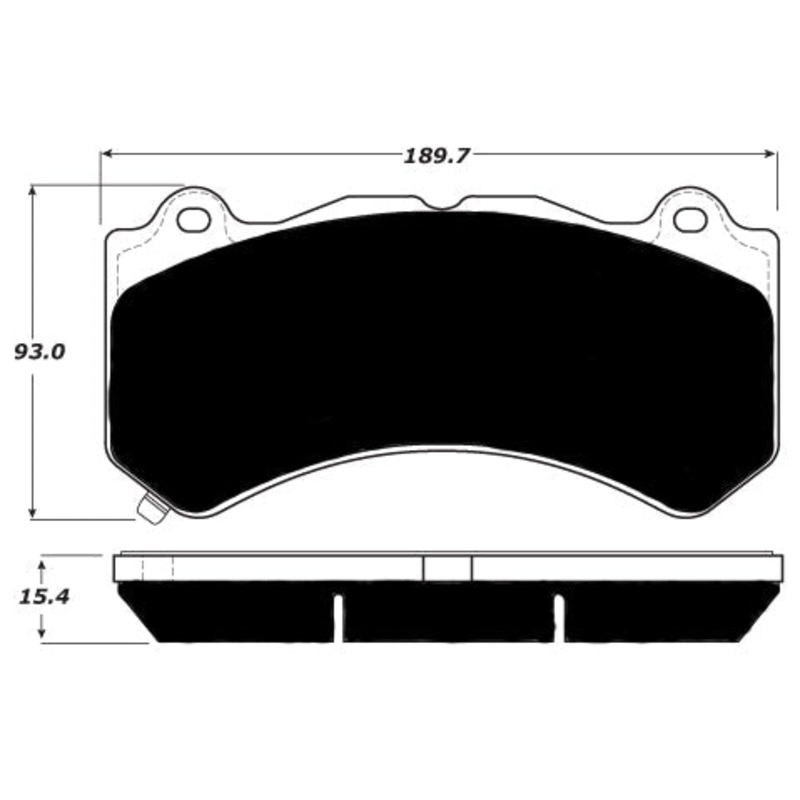 Porterfield Brake Pads for 2018 CHEVROLET CORVETTE Grand Sport