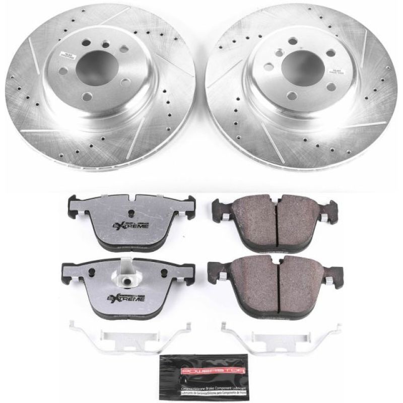 PowerStop Power Stop 11-15 BMW 740i Rear Z26 Street Warrior Brake Kit