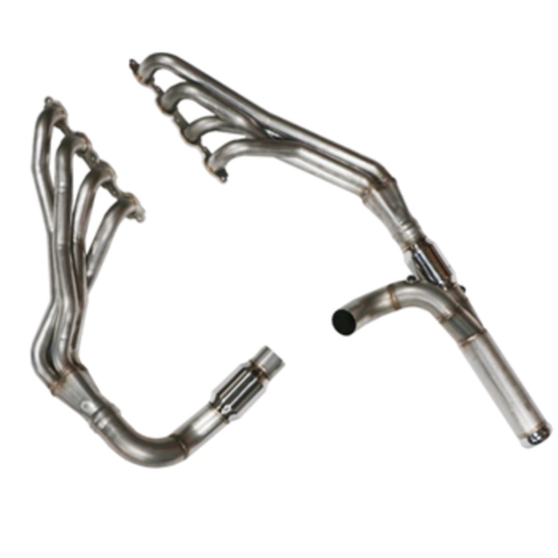 TSP 1-7/8″ 304 Stainless Steel Long Tube Headers and Catted Y-Pipe for 2014-2018 Chevy/GMC 6.2L Trucks