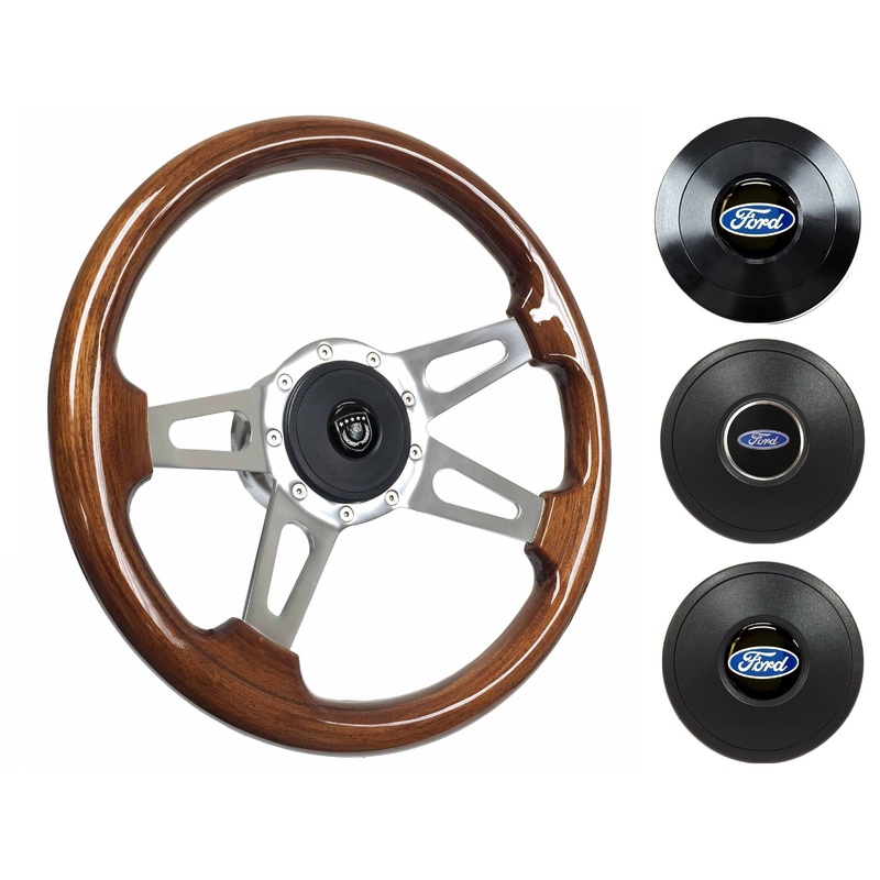 1961-65 Ford Truck Steering Wheel Kit | Walnut Wood | ST3080