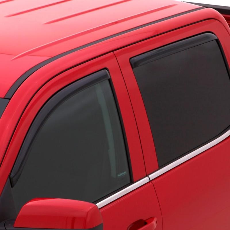AVS 09-15 Honda Pilot Ventvisor In-Channel Front & Rear Window Deflectors 4pc – Smoke