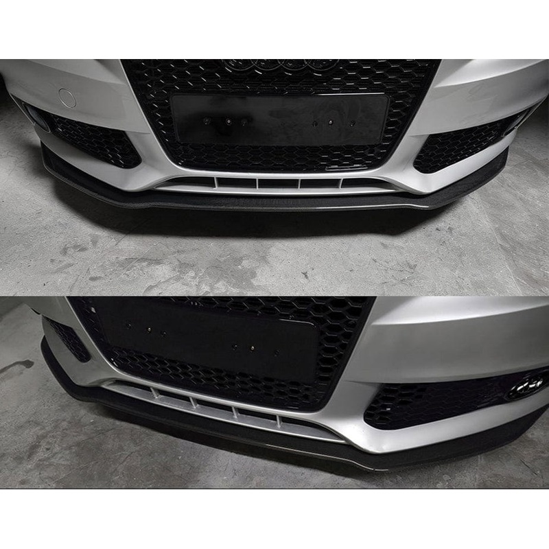 DEVAL Carbon Fiber Front Splitter – B8 Audi A4