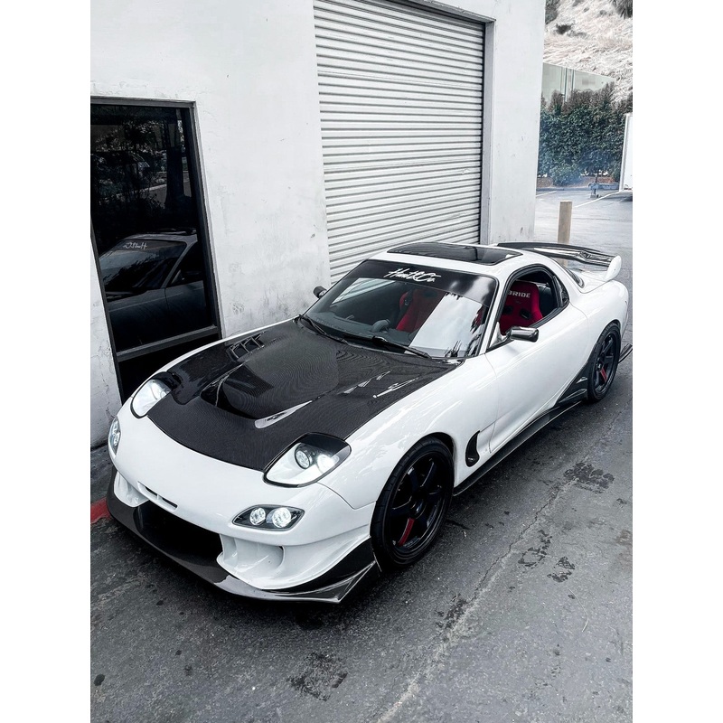StreetHunter Designs RX-7 V-Mount Hood | 1993-1995 Mazda FD RX-7 (SHD-RX7-HOOD)