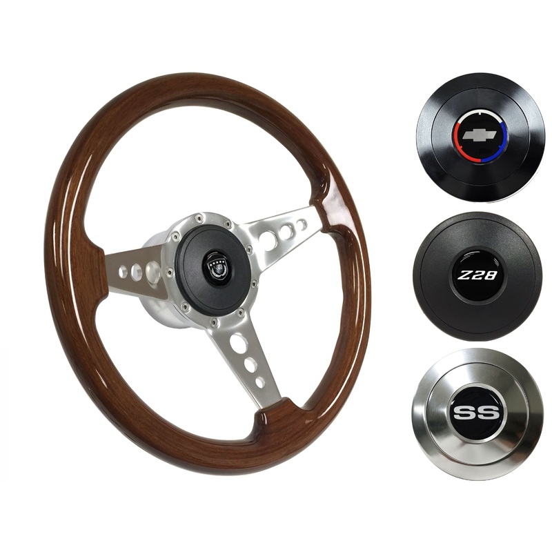 1967-68 Camaro Steering Wheel Kit | Mahogany Wood | ST3076