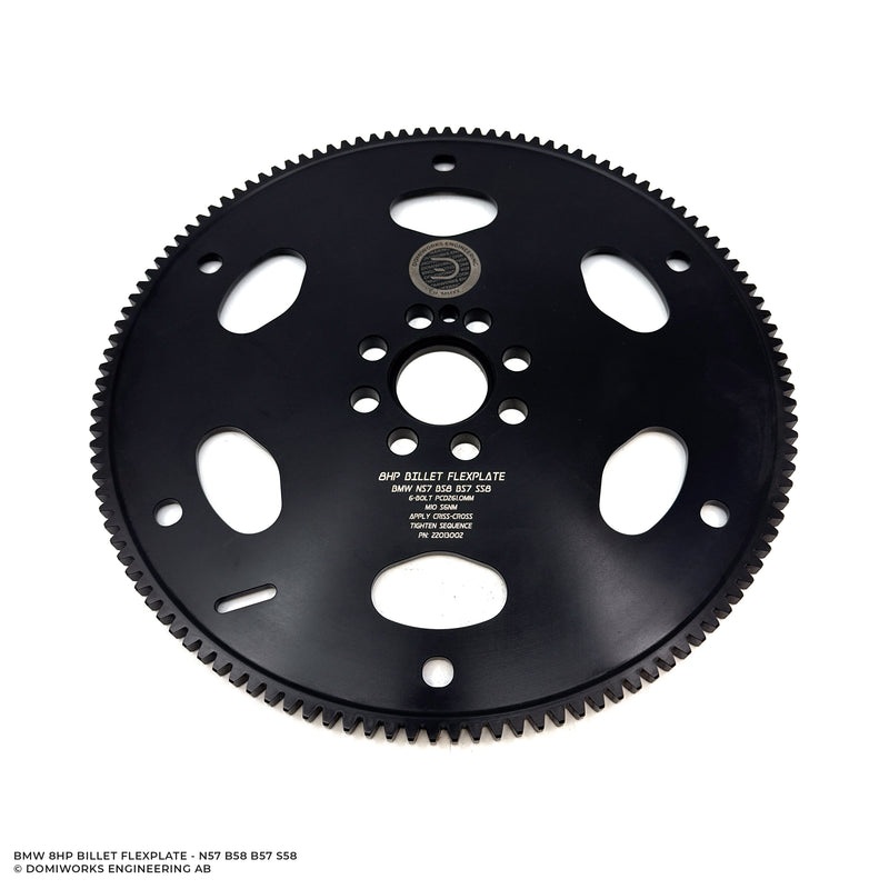 DomiWorks Engineering – BMW 8HP BILLET FLEXPLATE FOR N57 B58 B57 S58