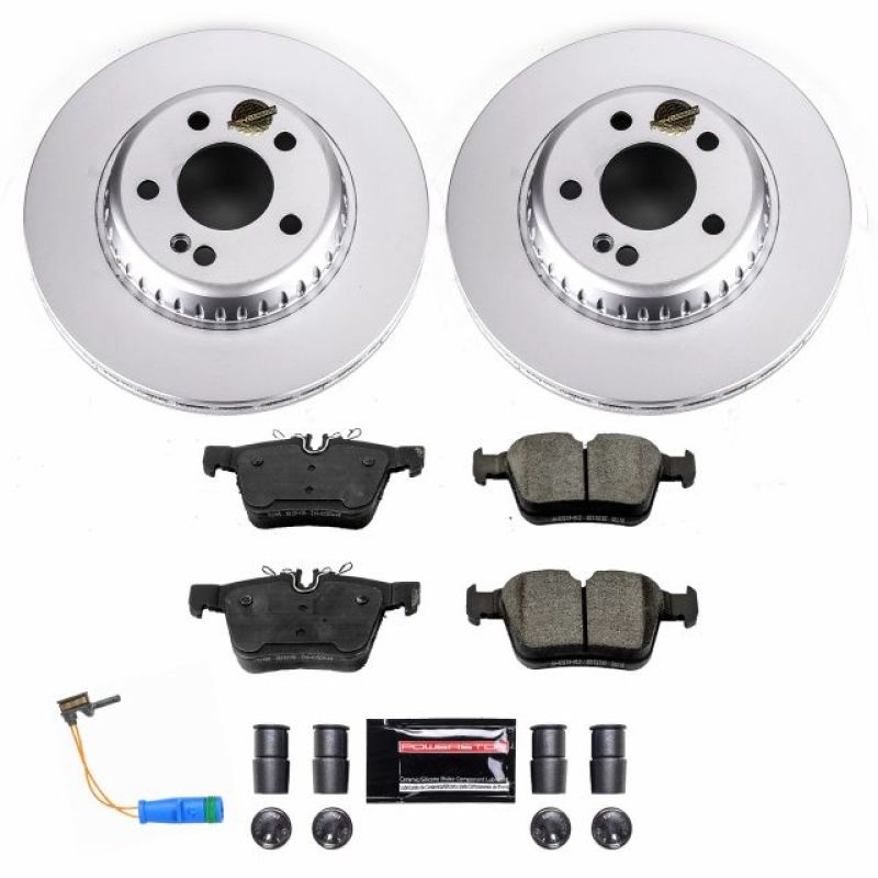 PowerStop Power Stop 2018 Mercedes-Benz C350e Rear Z23 Evolution Sport Coated Brake Kit