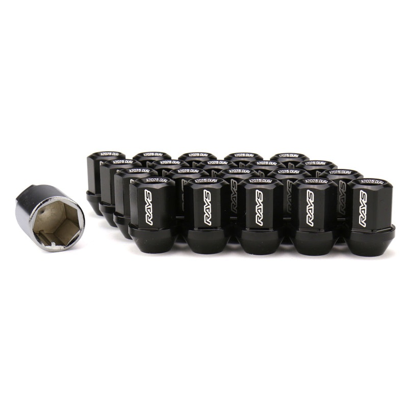 Volk Racing Dura-Nut L32 Straight Type Lug Nuts 12×1.25 Black – Universal