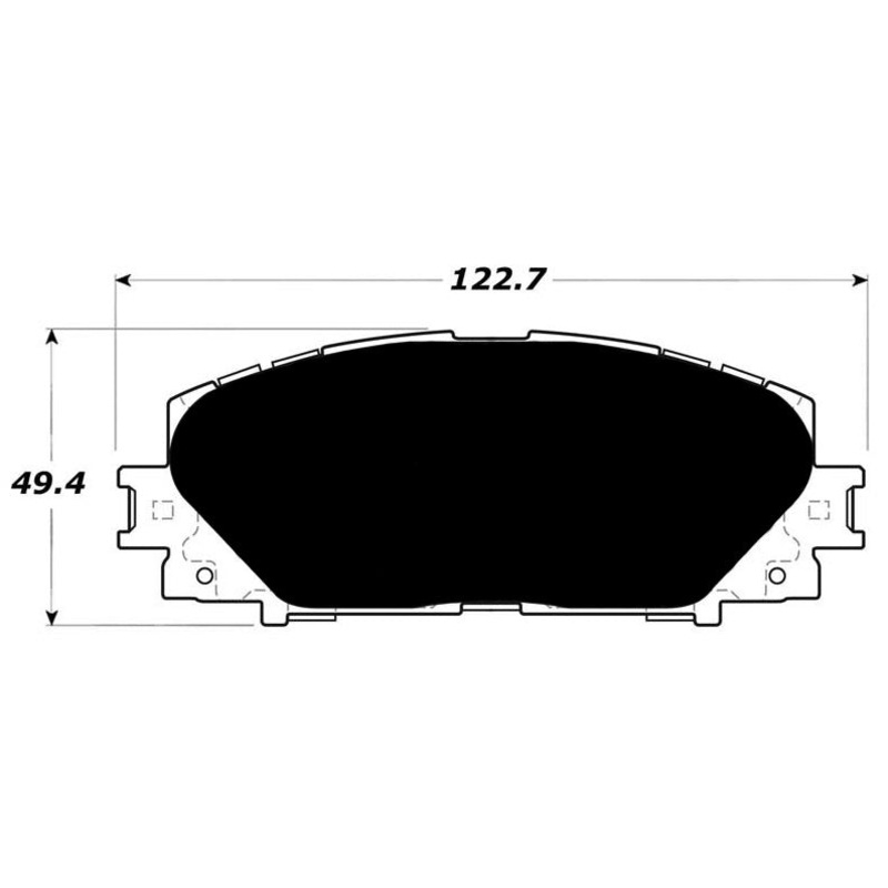 Porterfield Brake Pads for 2011 LEXUS CT200H