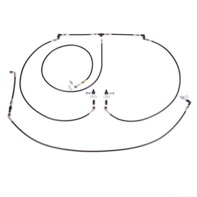 Chase Bays Chevrolet Corvette C5/C6 Inline/PassThru (w/CB Relo) ABS Delete Hydro Handbrake Line Kit