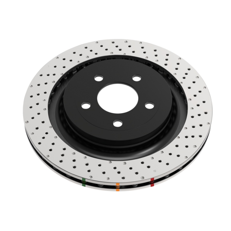DBA 04-17 Subaru WRX STi Rear Crossdrilled/Dimpled 4000 XD Series Rotor