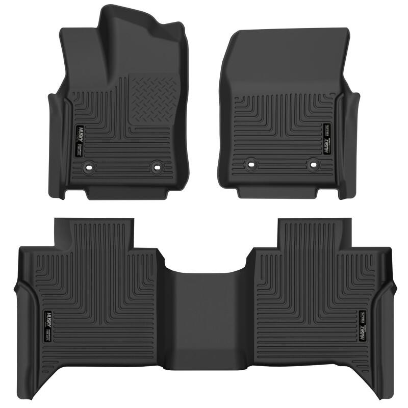 Husky Liners 2022 Toyota Tundra CrewMax X-ACT Front & 2nd Seat Floor Liner – Blk