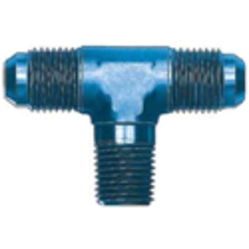 Male Branch Tee; -04AN Dash x -04AN Dash x 1/8in.