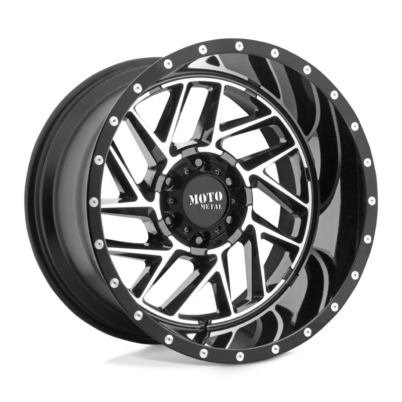 Moto Metal Wheels MO985 Breakout 20″ 6×139.7 Gloss Black Machined