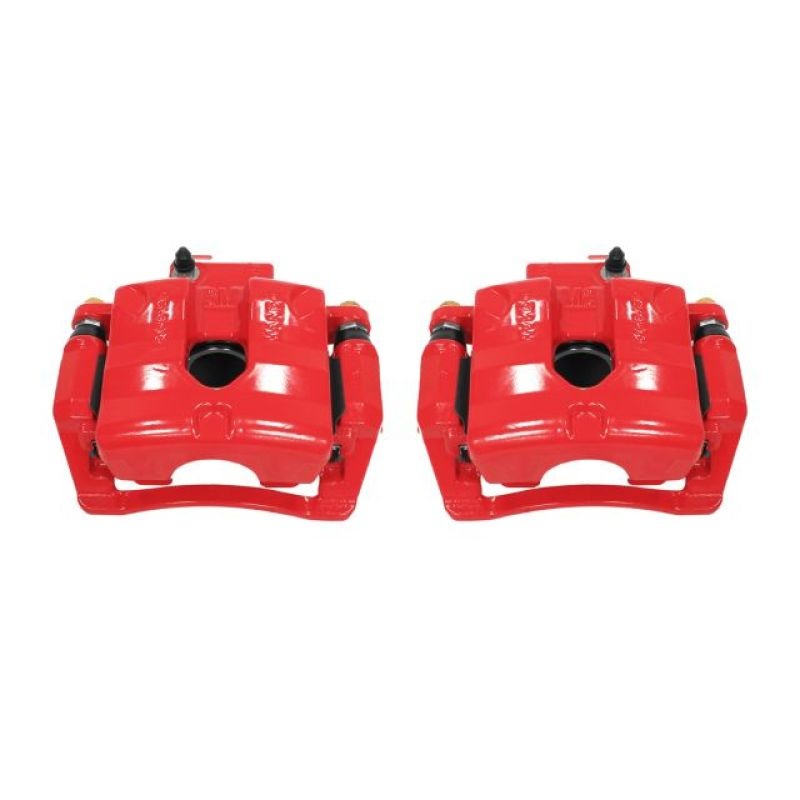 Power Stop 10-11 Cadillac SRX Rear Red Calipers w/Brackets – Pair
