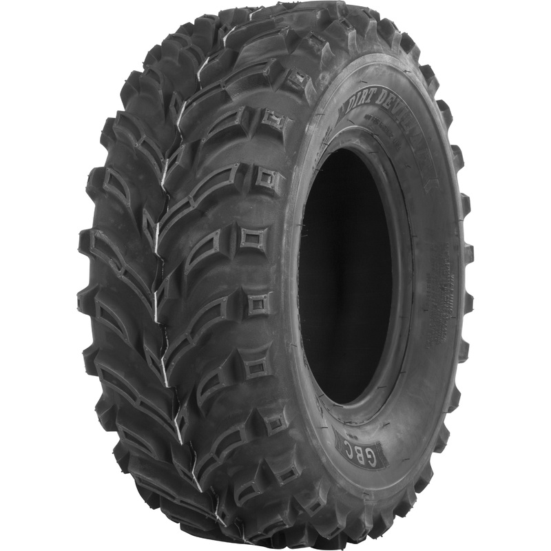 Tire Dirt Devil A/T Front 25X8-12 Bias Lr340Lbs by GBC