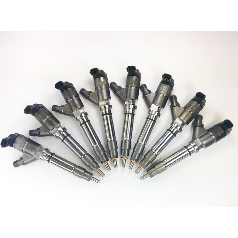 DDP 04.5-05 Chevrolet Duramax 6.6L LLY Reman Injector Set – 100hp (45% Over)