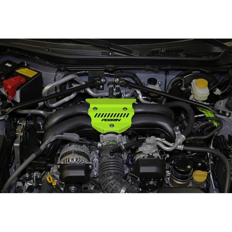 PERRIN 22-25 Subaru BRZ / Toyota GR86 Engine Cover – Neon Yellow