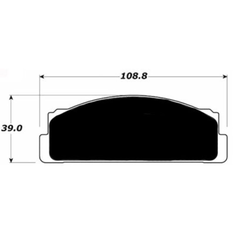 Porterfield Brake Pads for 1965 FIAT SPIDER 124