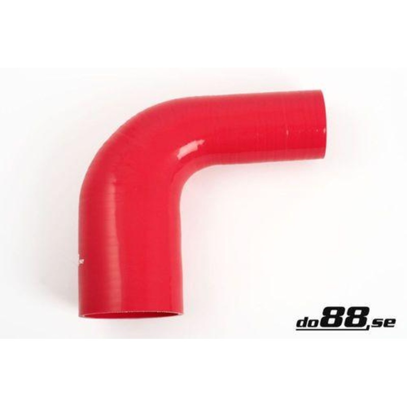 Silicone Hose Red 90 degree 2,5 – 2,75” (63 – 70mm)