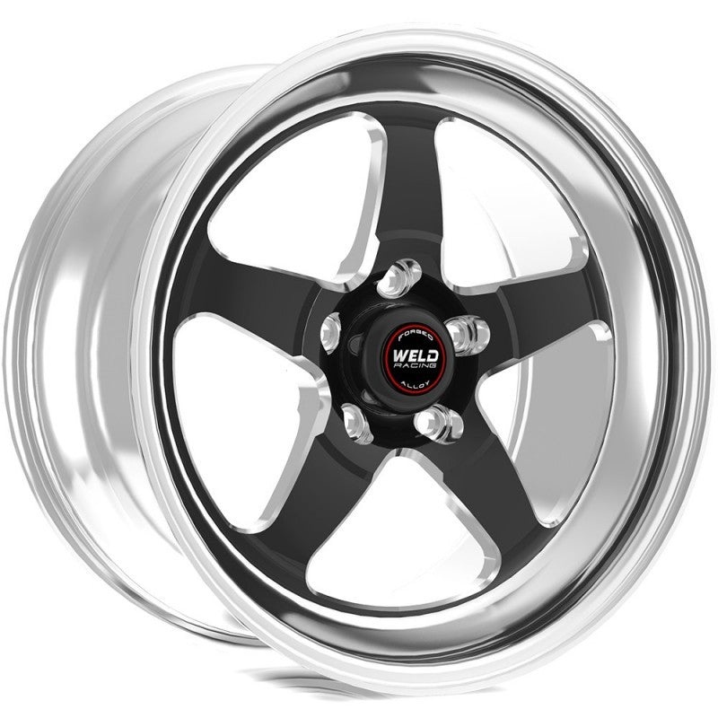 Weld S71 15×10 / 5×4.5 BP / 8.5in. BS Black Wheel (Low Pad) – Non-Beadlock
