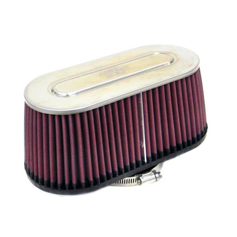 K&N Marine Engine Flame Arrestor – Oval Tapered 3.75in Flange ID / .75in Flange Length / 4in Height