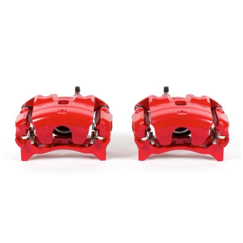 Power Stop 13-17 Nissan Altima Front Red Calipers w/Brackets – Pair