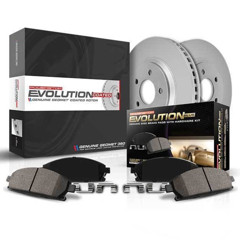 Power Stop Z17 Evolution Coated Brake Kit – Front | Multiple Subaru Fitments (CRK285)