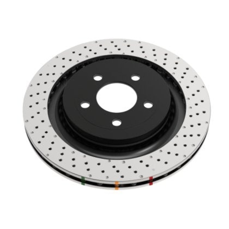 DBA [18-21 STI] 4000 Series XD Crossdrilled / Dimpled Rear Rotor | 43051XD-10