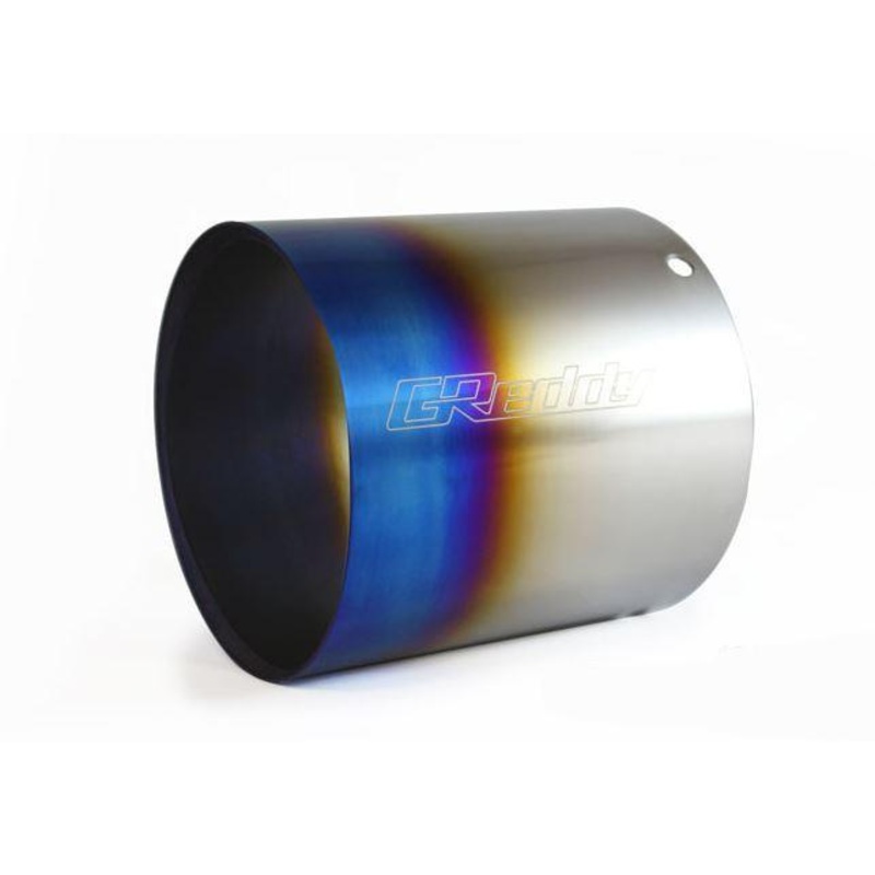 GReddy Revolution RS Titanium Exhaust Tip – 105mm Diameter/120mm Length (11001148)