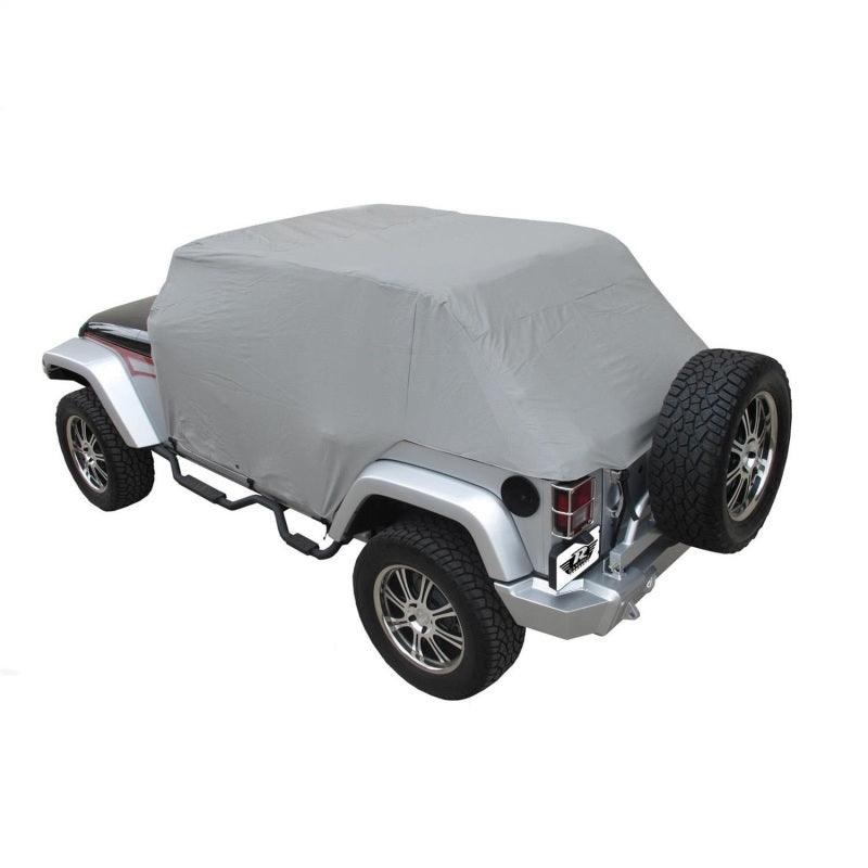 Rampage 2007-2018 Jeep Wrangler(JK) Unlimited Cab Cover With Door Flaps – Grey