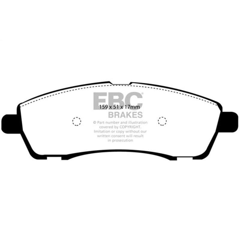 EBC 00-02 Ford Excursion 5.4 2WD Extra Duty Rear Brake Pads