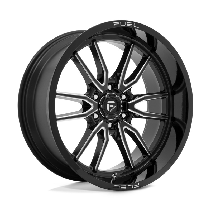 Fuel Wheels D761 Clash 22″ 6×139.7 Gloss Black Milled