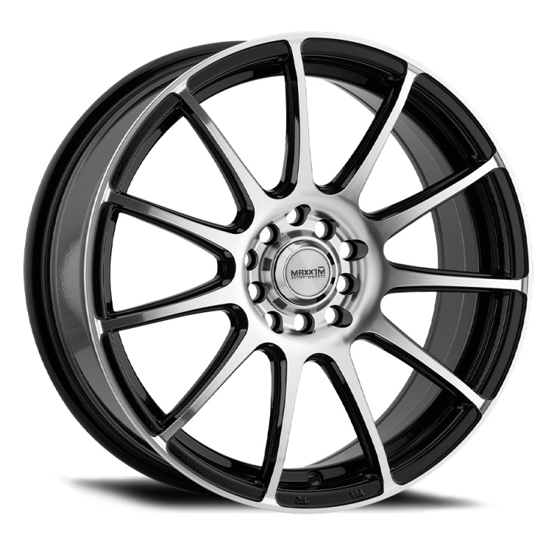 Maxxim Champ 16×7 10×108/114.3 ET40 Machined Face / Gloss Black