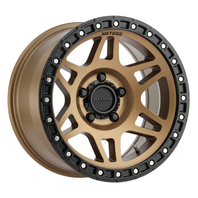 Method MR312 17×8.5 0mm Offset 5×5 71.5mm CB Method Bronze/Black Street Loc Wheel