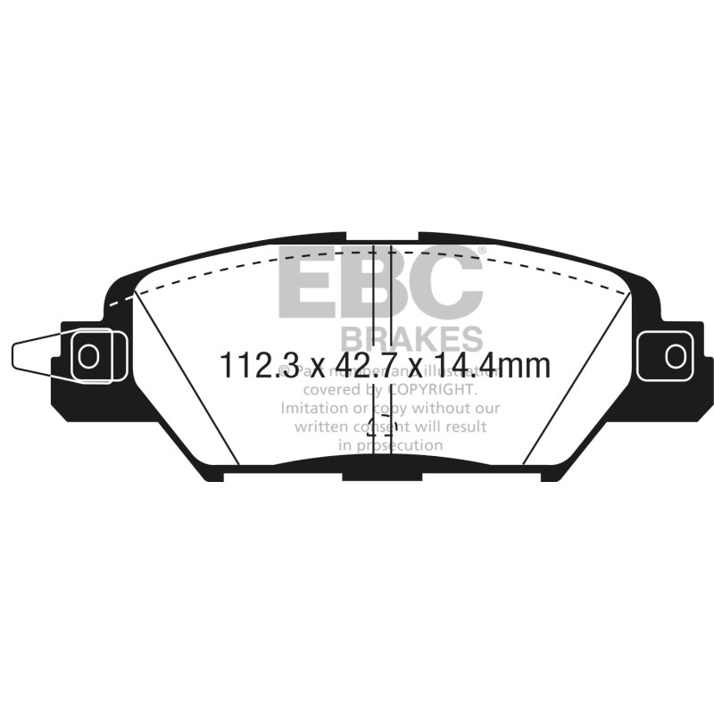 EBC 2016 Mazda CX-5 2.0L Ultimax2 Rear Brake Pads