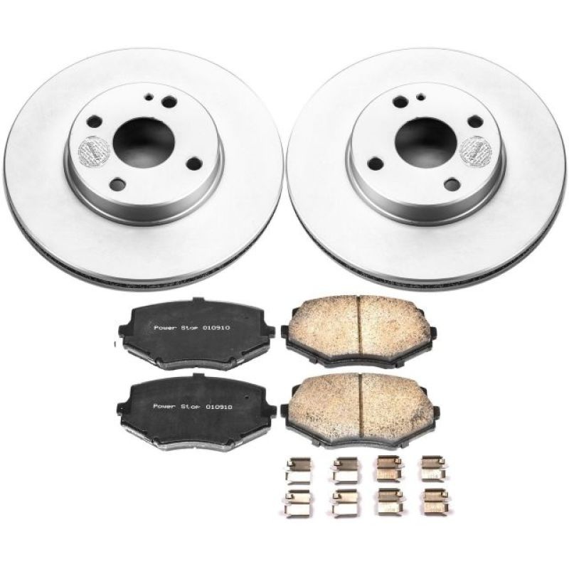 Power Stop Front Z17 Evolution Geomet Coated Brake Kit Mazda Miata 1994-2002 | CRK793