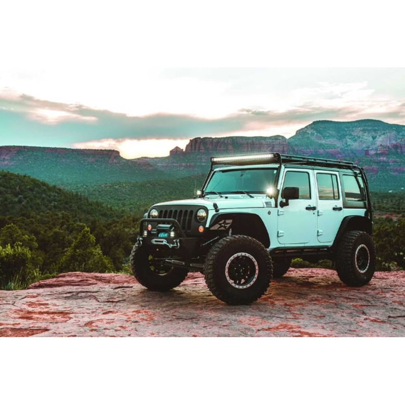 Rigid Industries Rigid D-SS Pro Side Shooter Light – Flood / Surface / White Housing / Pair (RIG862113)