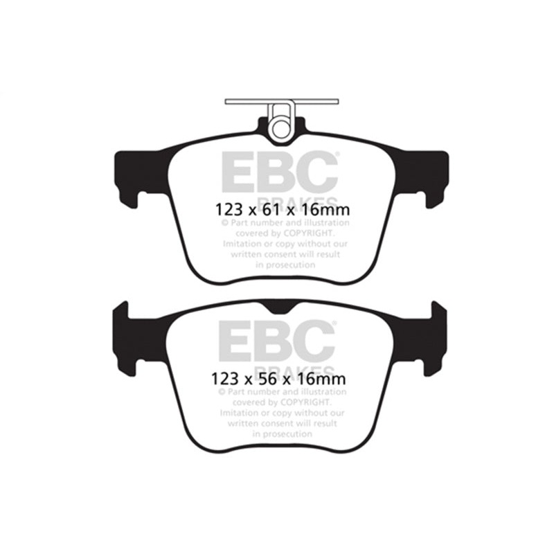 EBC 14-20 Audi S3 2.0 Turbo Yellowstuff Rear Brake Pads