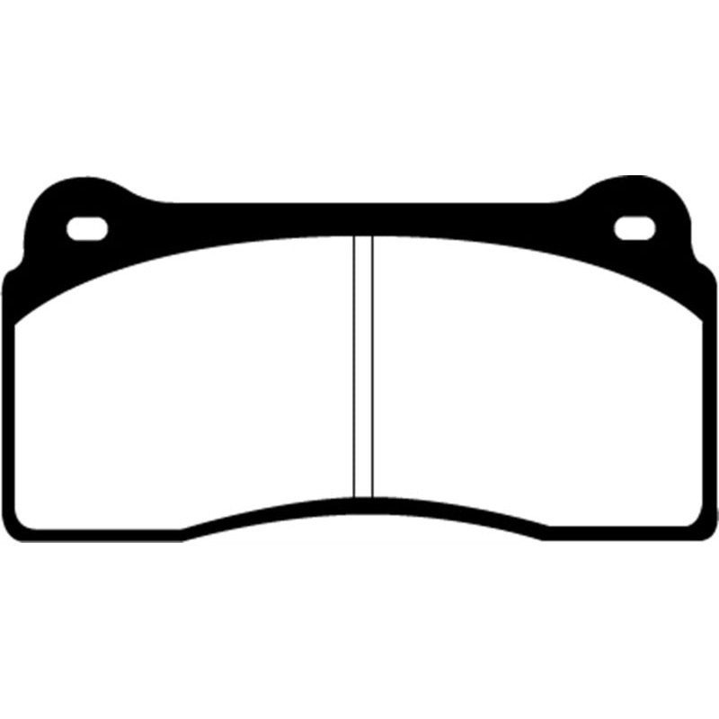 EBC 2012+ Nissan GT-R R35 (w/M12/M14 Bolts & Iron Rotors) Yellowstuff Rear Brake Pads