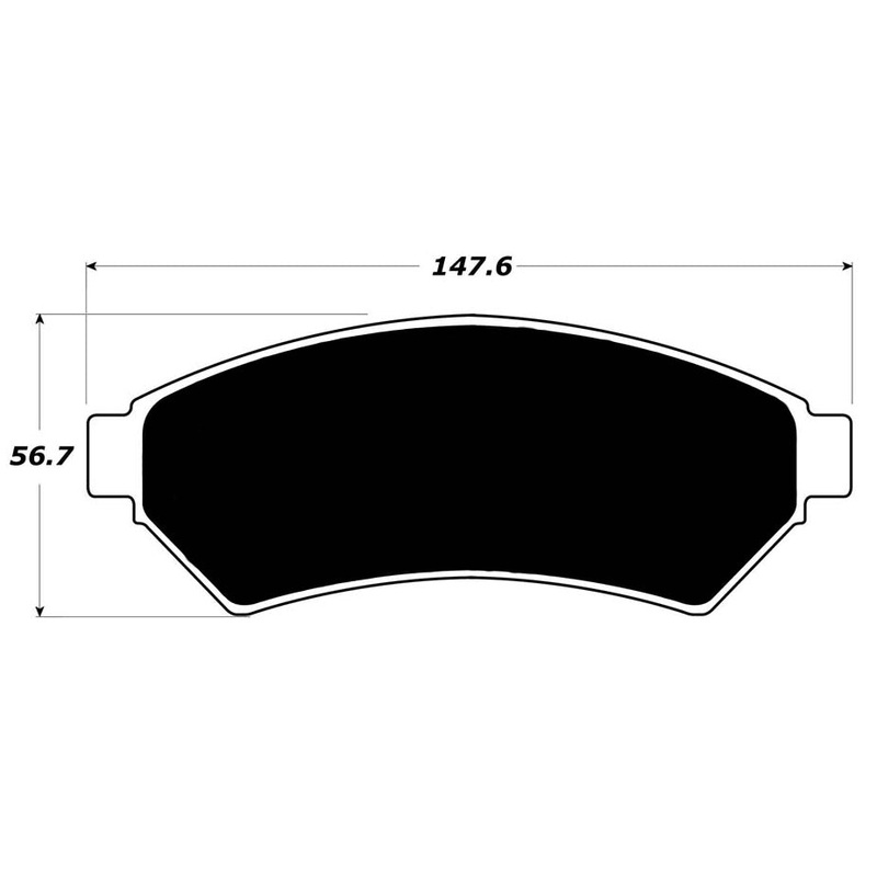 Porterfield Brake Pads for 2008 PONTIAC GRAND PRIX