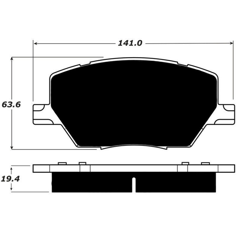 Porterfield Brake Pads for 2016 JEEP RENEGADE