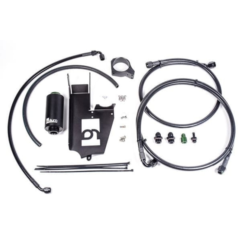 RADIUM ENGINEERING FUEL HANGER PLUMBING KIT,?EVO 7-8-9,?MICROGLASS FILTER