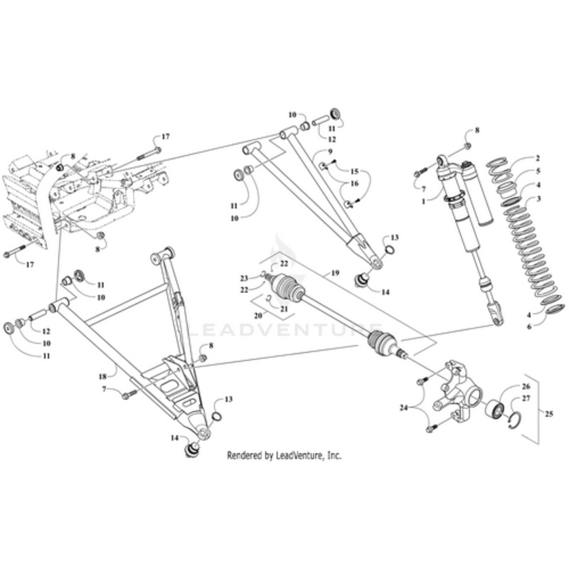 A-Arm – Upper Right (Inc. 10-14) by Arctic Cat