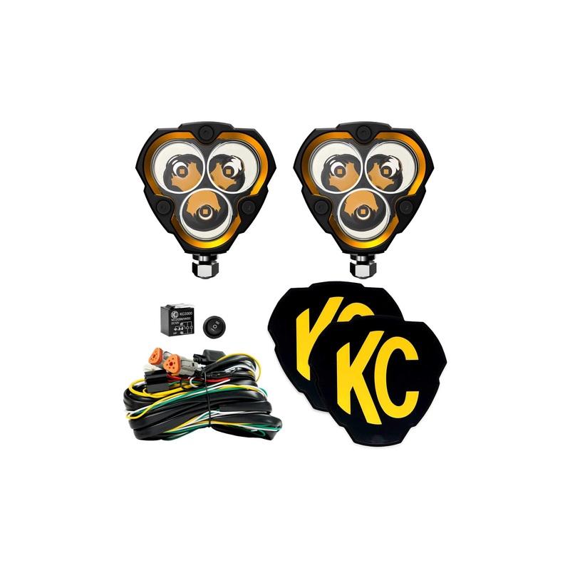 KC HiLites KC Hilites Flex Era Kit – 40w Spot / Pair (KC282)