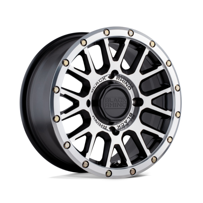 15×7.0 Black Rhino La Paz UTV Semi Gloss Black w/ Machined Face